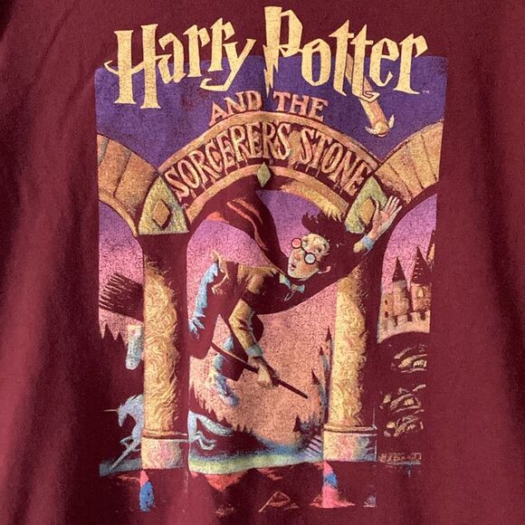 Harry Potter Book Cover Graphic T-Shirt - Picture 3 of 7